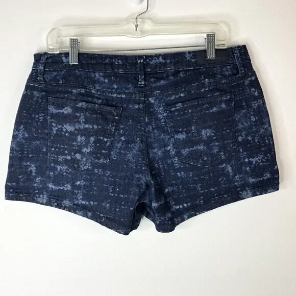 Calvin Klein Jeans Womens Denim Short Size 31 (10-12) Blue Bleach Spots Stretchy - Picture 6 of 12
